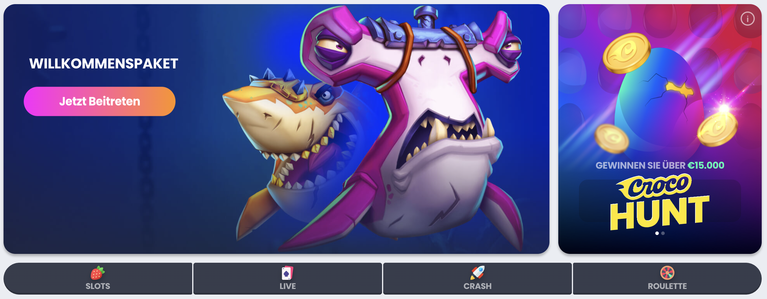 Offizielle CrocoSlots Seite